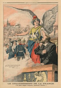 &39;Lembre-se&39;, Jean Jaures e Marianne, ilustração de &39;Le Petit Journal&39;, 22 de junho de 1913
